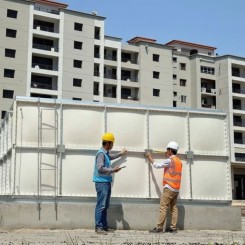 Quy trình lắp đặt bồn SMC lắp ghép tại công trình lớn ở HCM