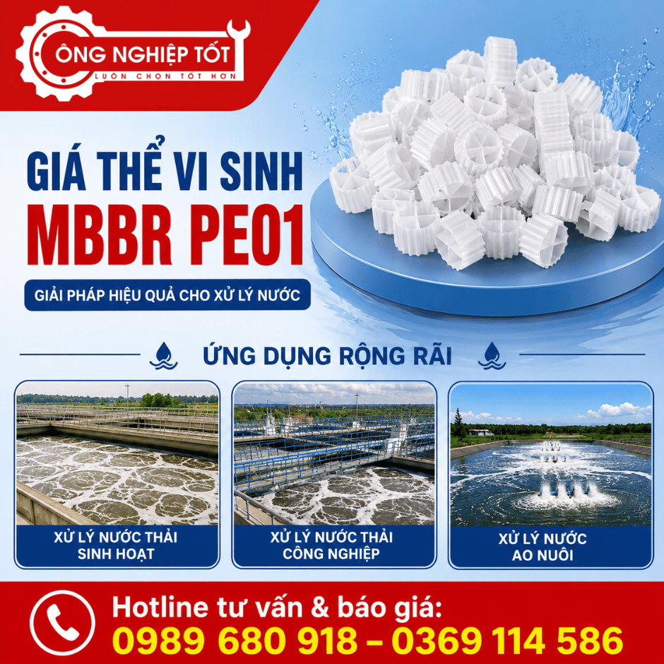 Giá thể vi sinh MBBR PE01