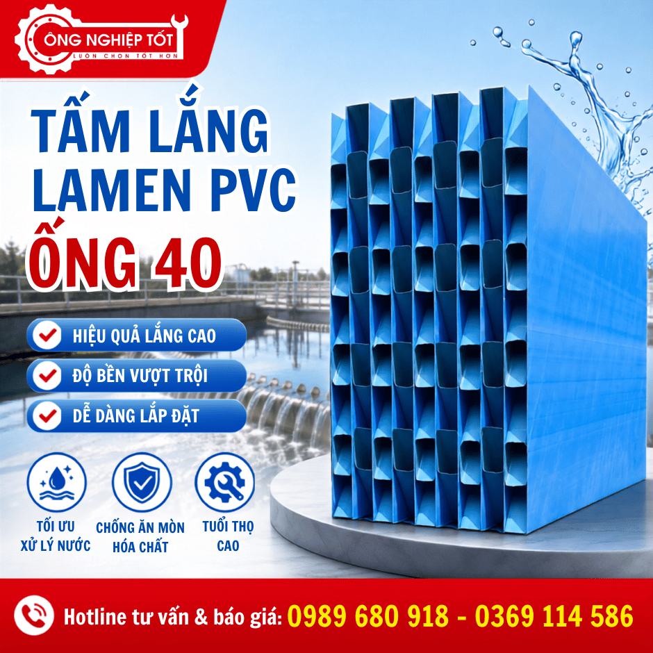 Tấm Lắng Lamen PVC Ống 40