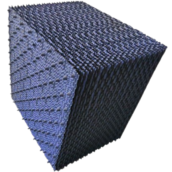 Tấm tản nhiệt Liang chi với chất liệu PVC và PP