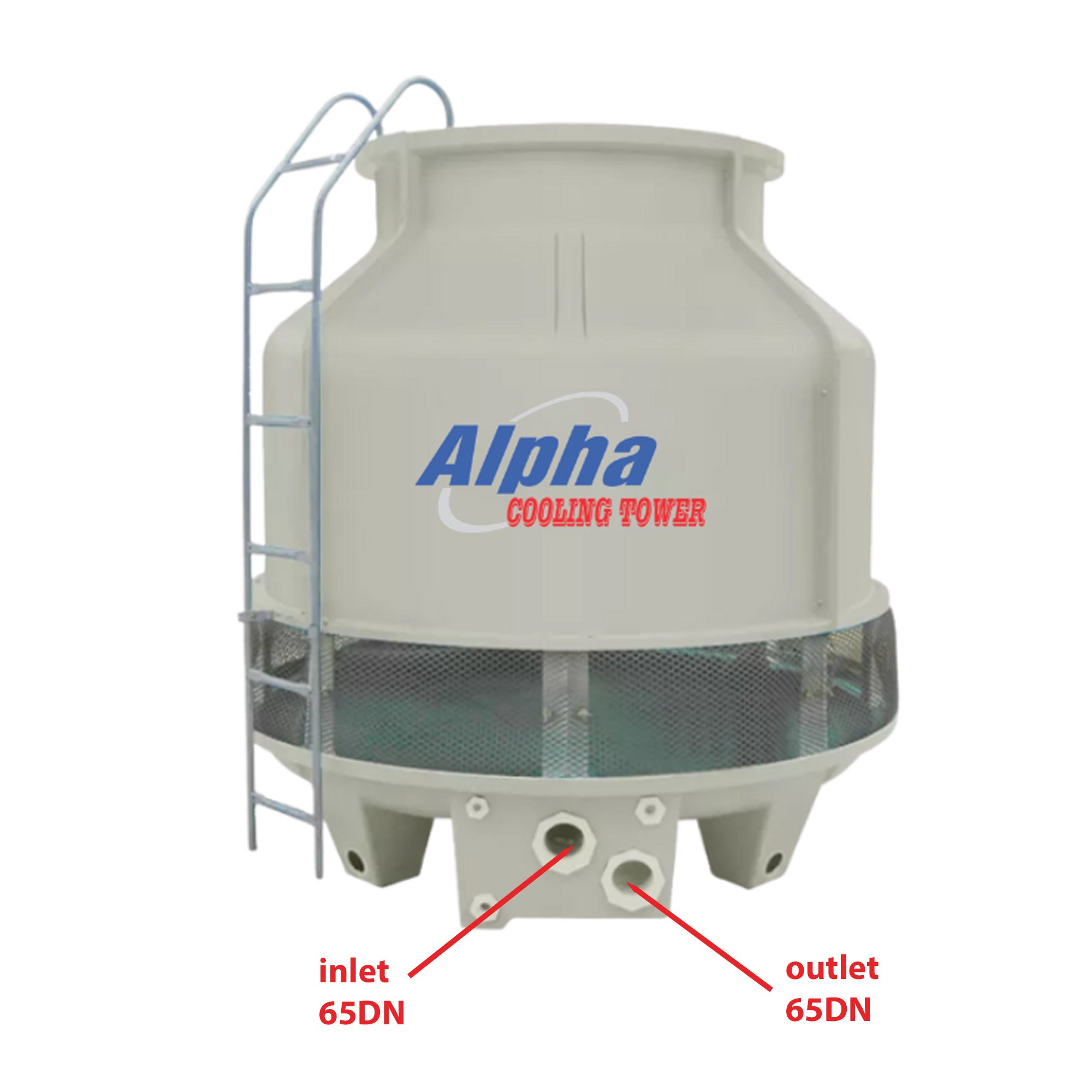 Inlet Outlet chính xác của Tháp giải nhiệt Alpha 30RT-Công Nghiệp Tốt