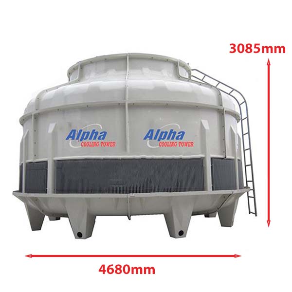 Kích thước tháp giải nhiệt Alpha 300RT