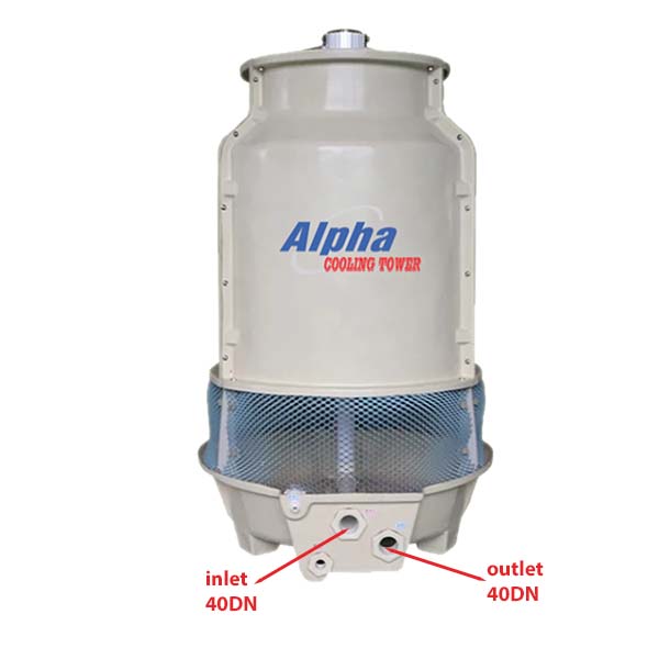 Inlet Outlet chính xác Tháp giải nhiệt Alpha 8RT-Công Nghiệp Tốt Inlet Outlet chính xác Tháp giải nhiệt Alpha 8RT-Công Nghiệp Tốt