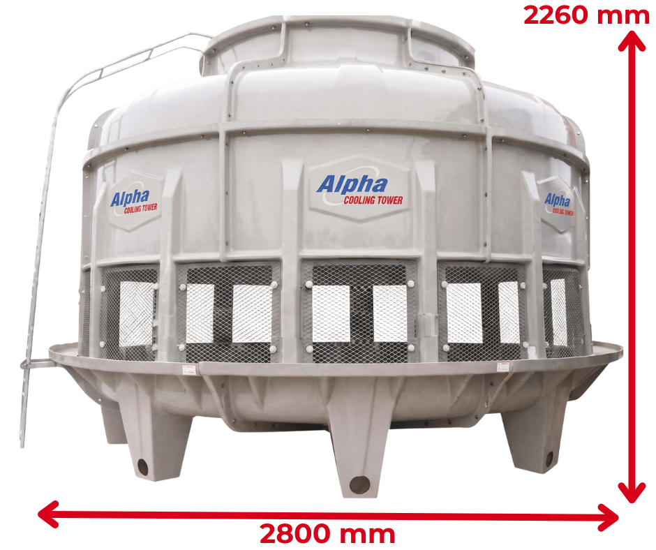 Thông số kỹ thuật tháp giải nhiệt Alpha 125RT