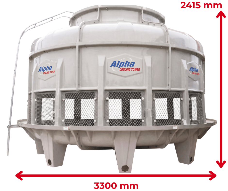Thông số kỹ thuật tháp giải nhiệt Alpha 150RT