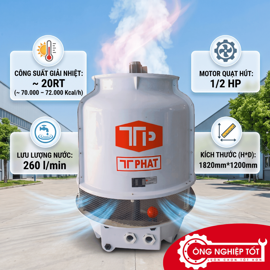Tháp giải nhiệt Thuận Tiến Phát 20RT
