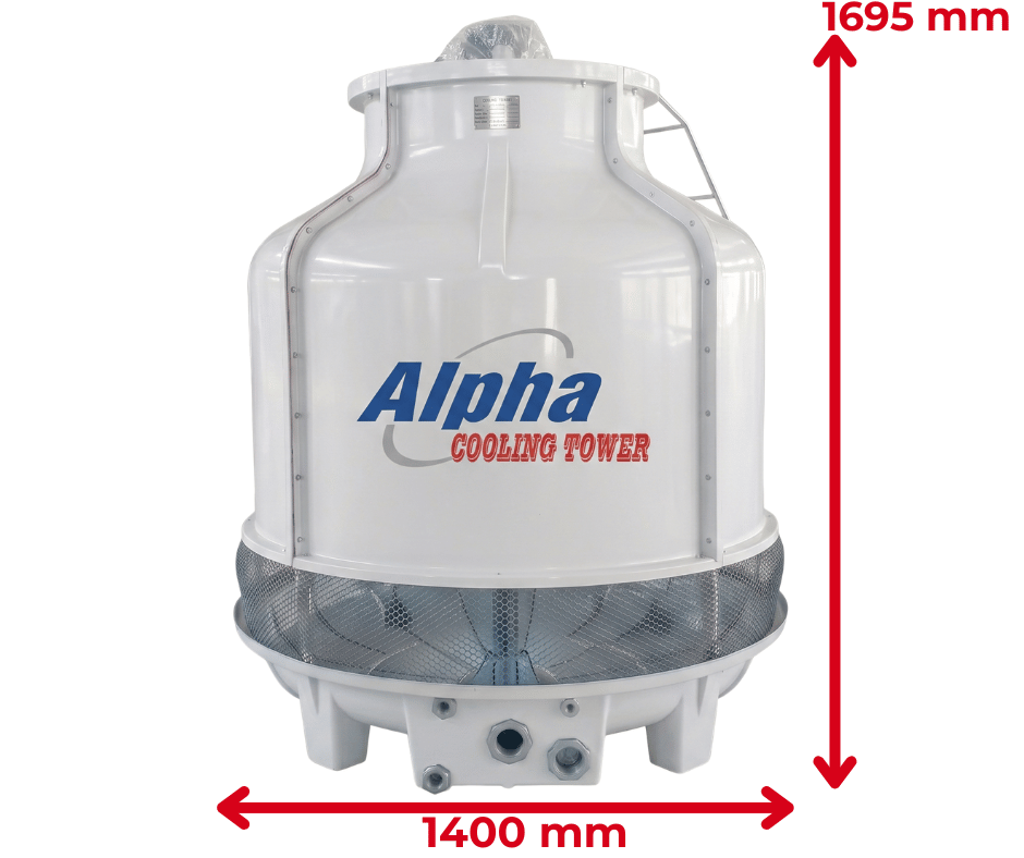 Kích thước Tháp giải nhiệt Alpha 25RT