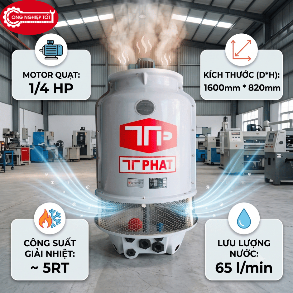 Tháp giải nhiệt Thuận Tiến Phát 5RT