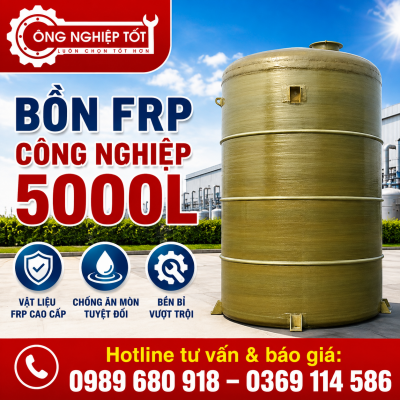 Bồn FRP Công Nghiệp 5000L