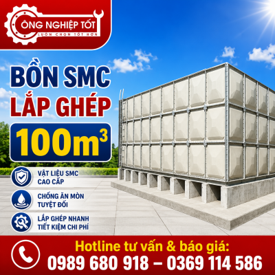 Bồn SMC lắp ghép 100m³