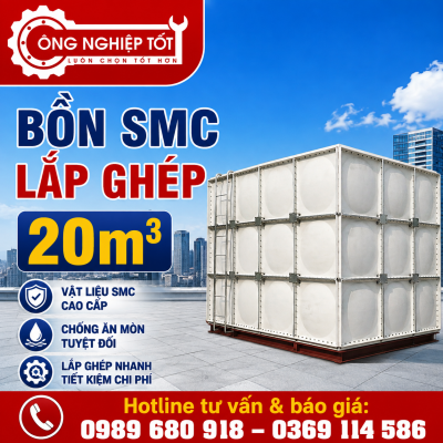 Bồn SMC Lắp Ghép 20m³