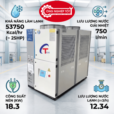 Chiller làm lạnh nước TG-25AW giải nhiệt bằng gió