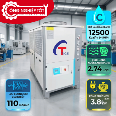 Chiller làm lạnh nước TG-5AW giải nhiệt bằng gió