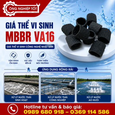Giá thể vi sinh MBBR va16 - Giá thể vi sinh Việt Nam công nghệ Nhật Bản