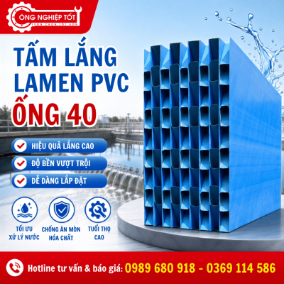 Tấm Lắng Lamen PVC Ống 40