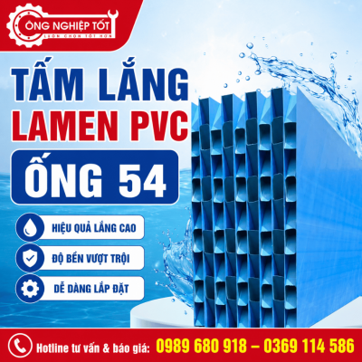 Tấm Lắng Lamen PVC Ống 54
