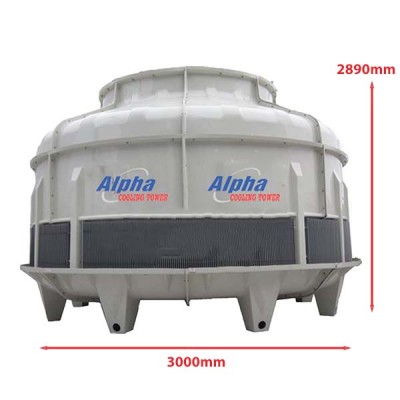 Kích thước Tháp giải nhiệt Alpha 250RT