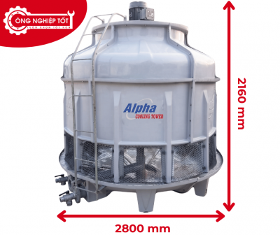 Kích thước Tháp giải nhiệt Alpha 100RT