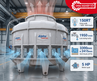 Tháp giải nhiệt Alpha 150RT