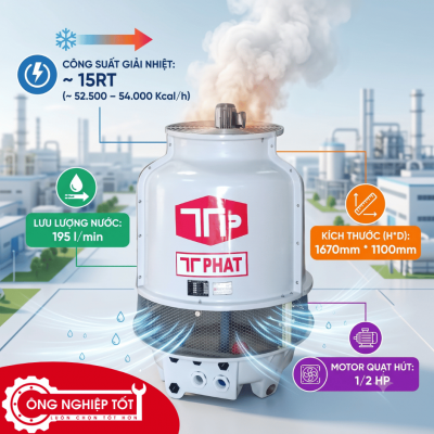 Tháp giải nhiệt Thuận Tiến Phát 15RT