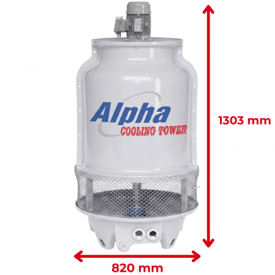 Kích thước Tháp giải nhiệt Alpha 5RT