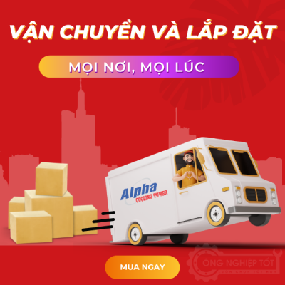 vận chuyển lắp đặt tháp giải nhiệt alpha 225RT