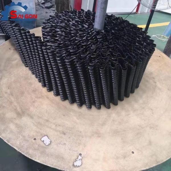 Lắp đặt tấm tản nhiệt tháp giải nhiệt tròn