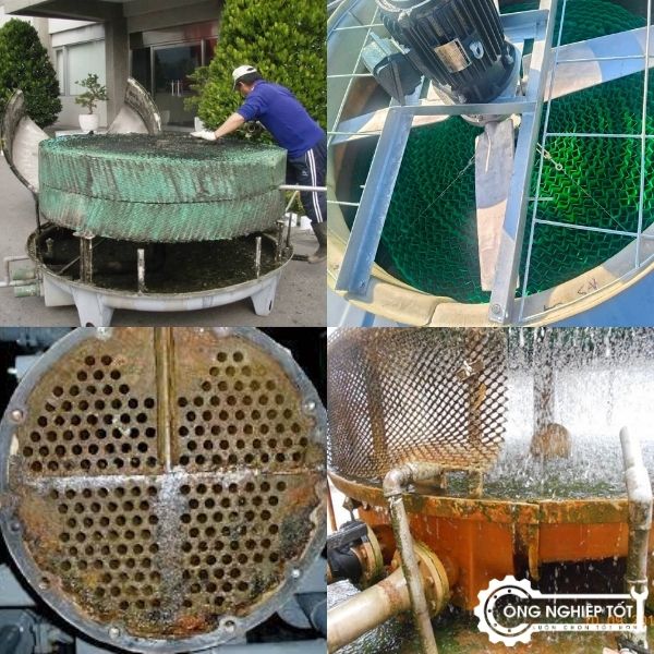 Các lỗi tháp giải nhiệt thường gặp và cách khắc phục