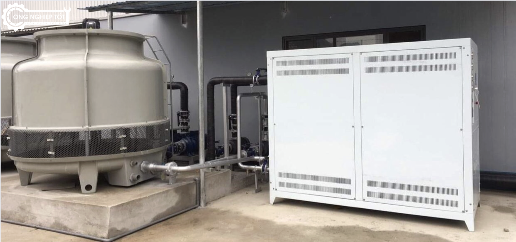 Lắp đặt hệ thống Chiller giải nhiệt nước TG-8WW