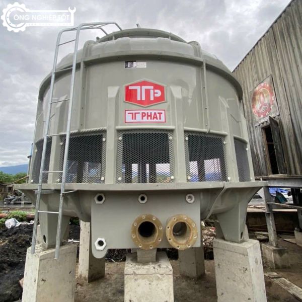 Lắp đặt tháp giải nhiệt Thuận Tiến Phát 300RT tại Công Nghiệp Tốt