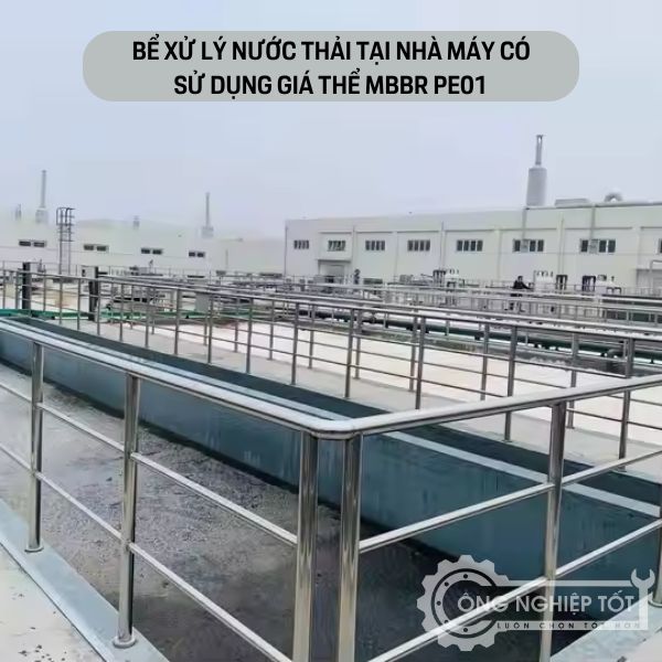 Bể xử lý nước thải sử dụng giá thể vi sinh MBBR PE01