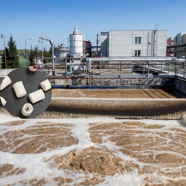 Ứng dụng của giá thể vi sinh MBBR PE08