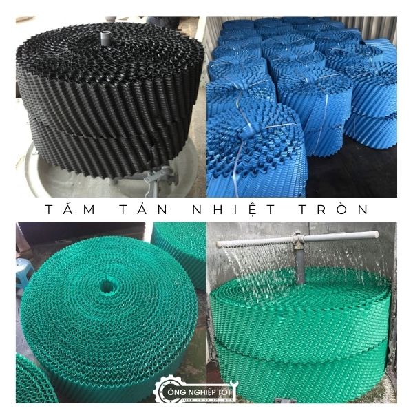 Tấm tản nhiệt tháp giải nhiệt tròn