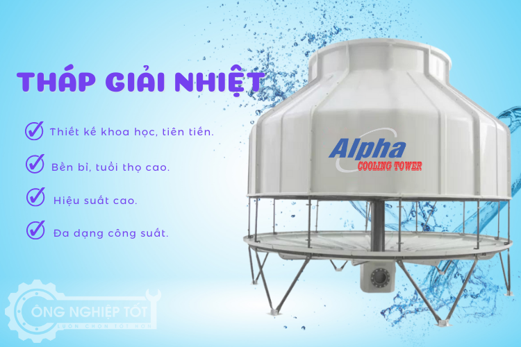 Tháp giải nhiệt nước là giải pháp làm mát hiệu suất cao, tiết kiệm chi phí