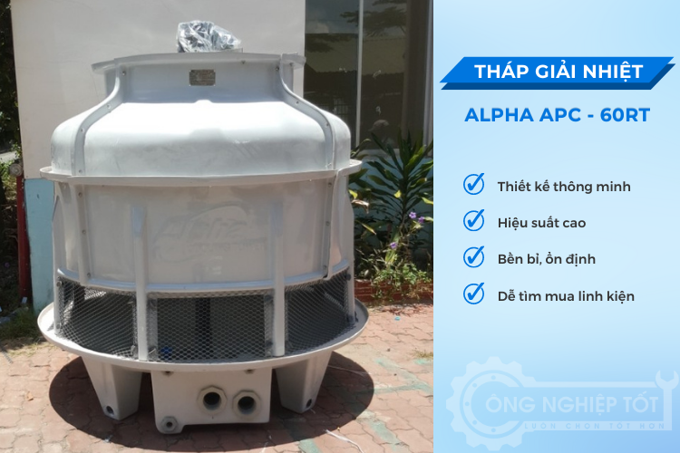 Tháp giải nhiệt nước Alpha 60RT có nhiều ưu điểm nổi bật
