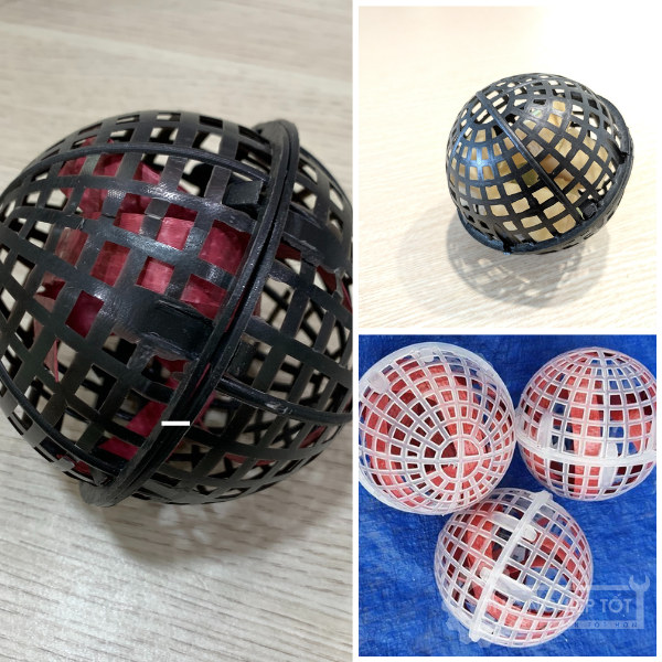 Giá thể vi sinh dạng cầu D100